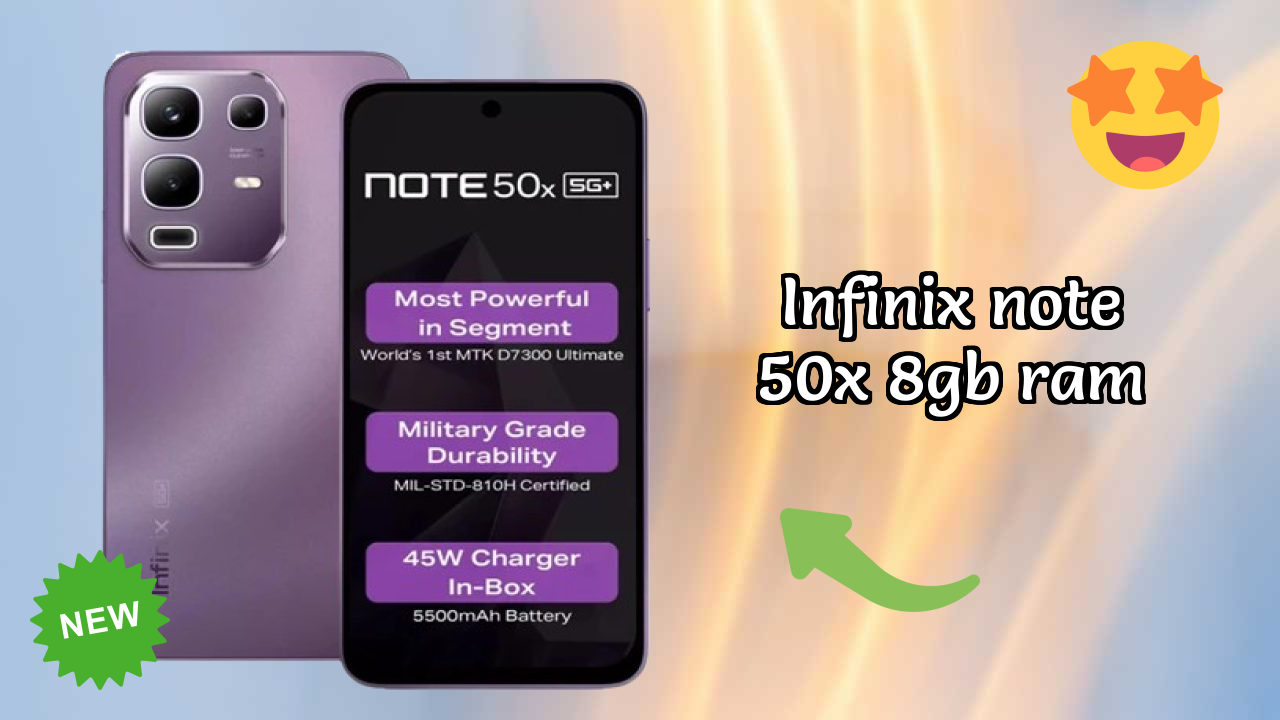 Infinix Note 50X 8GB RAM Gaming Performance: MediaTek Dimensity 7300 Ultimate FPS