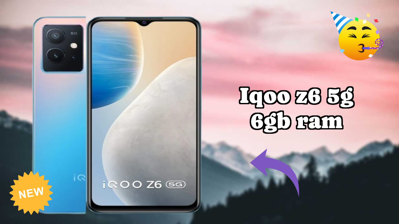 NewIQOO Z6 5G 6GB RAM 2026: Latest Mobile Phone with High Quolity Disa
