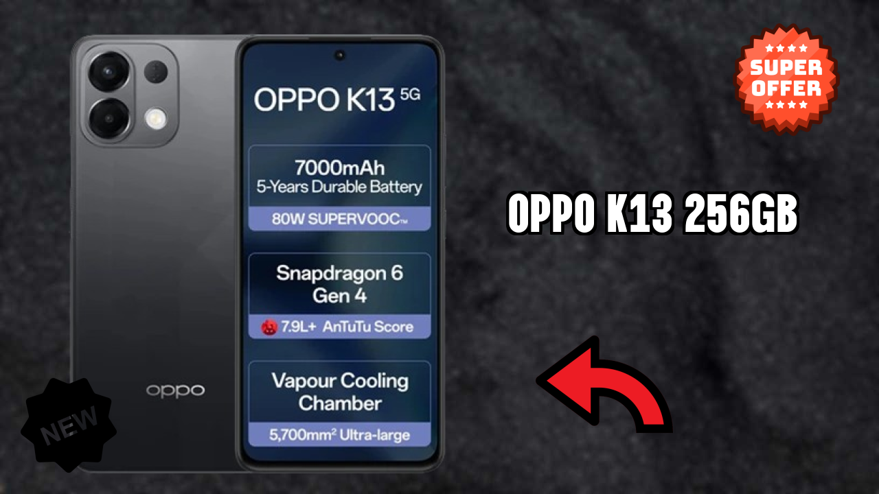 OPPO K13 256GB - Best Phone Under ₹19,610 in India Right Now