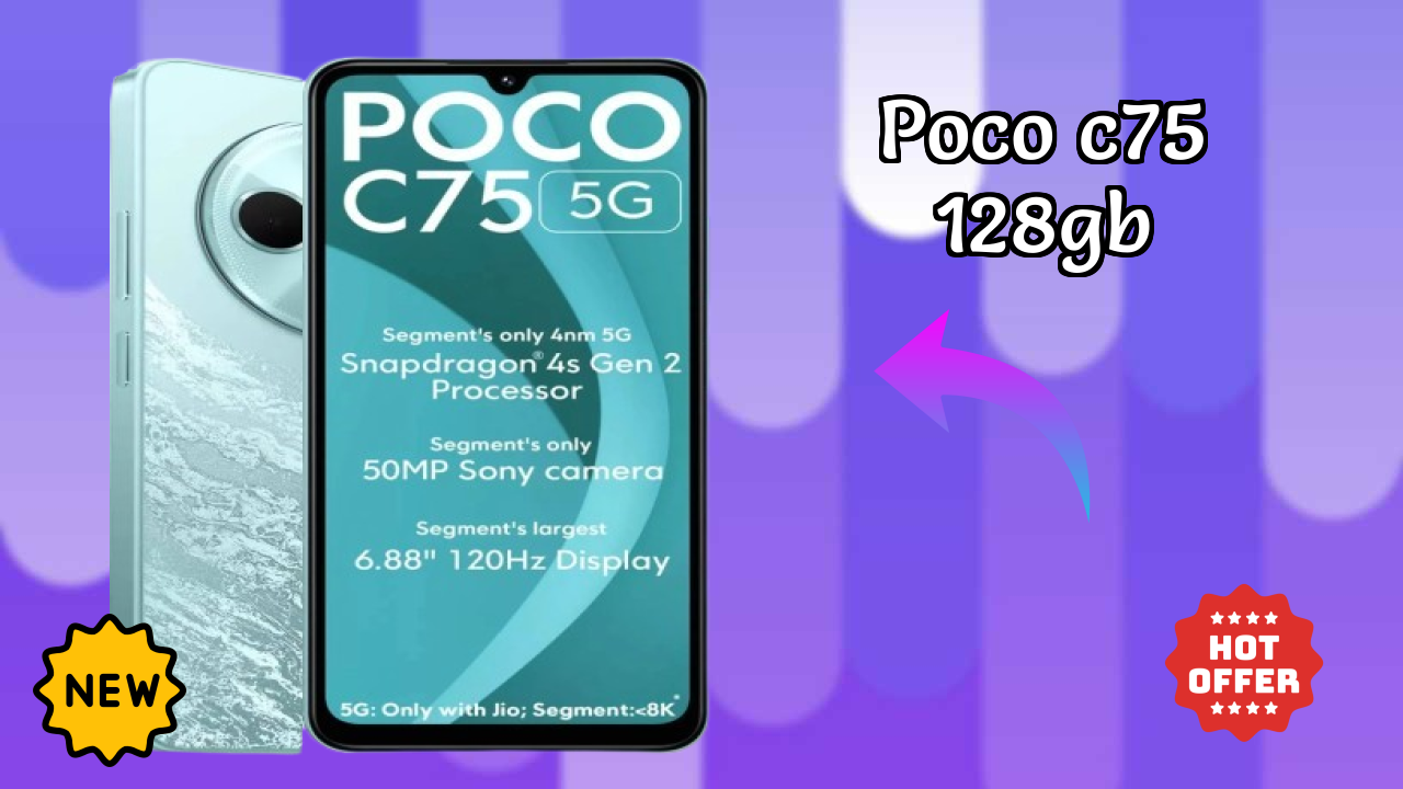 POCO C75 128GB at ₹7,999 - Best Phone in This Price?
