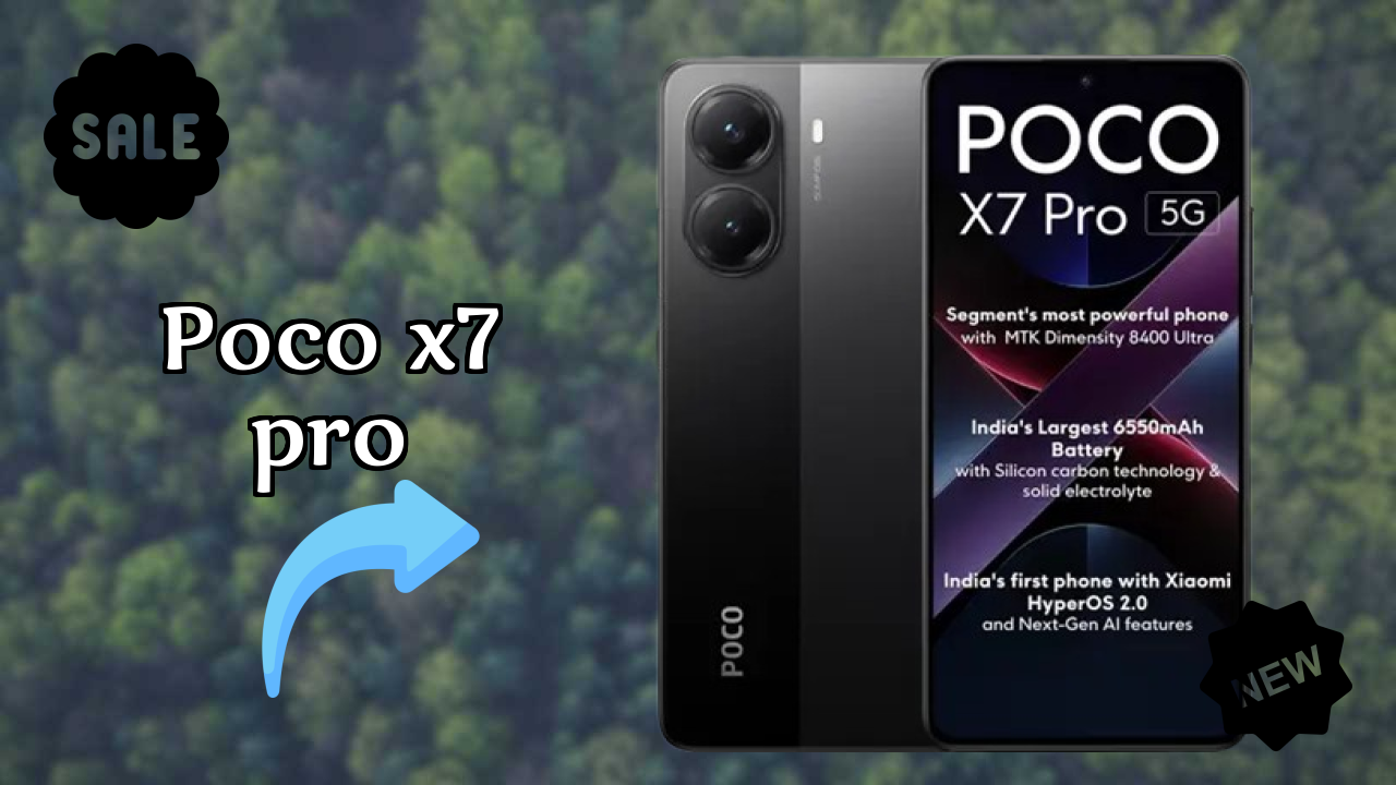 POCO X7 Pro Battery Life: 6550 MAh Charging Time