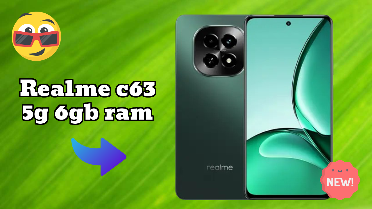 Realme C63 5G 6GB RAM Display Review: 6.67 Inches (16.94 Cm) Screen Size