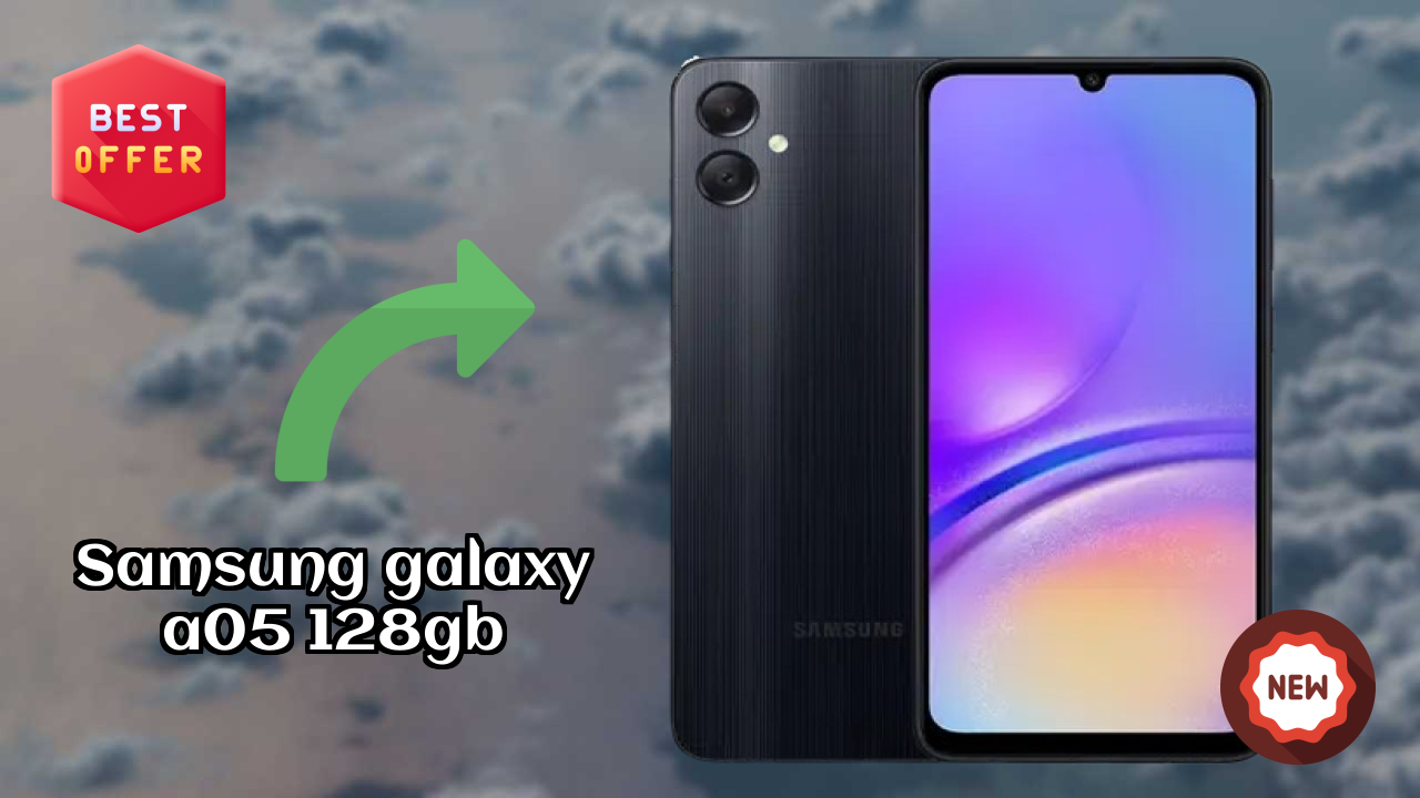 Samsung Galaxy A05 128GB Display Technology: PLS LCD Quality